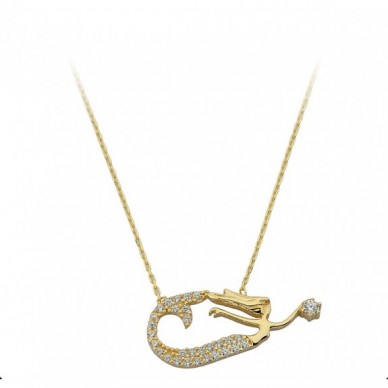 Deniz Kızı 14K Altın Kolye