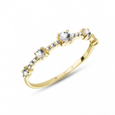 Ela 14K İnce Altın Yüzük