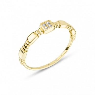 Gediz 14K Altın Minimal Yüzük