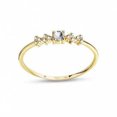 Mira 14K Altın Minimal Yüzük