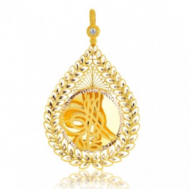 Tam Boy Tuğra 14K Altın Kolye Model 39