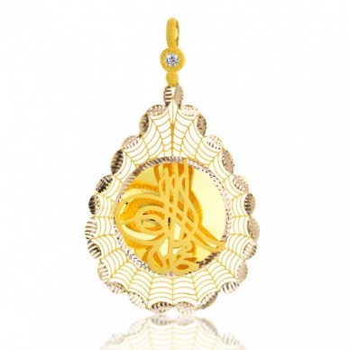 Tam Boy Tuğra 14K Altın Kolye Model 70