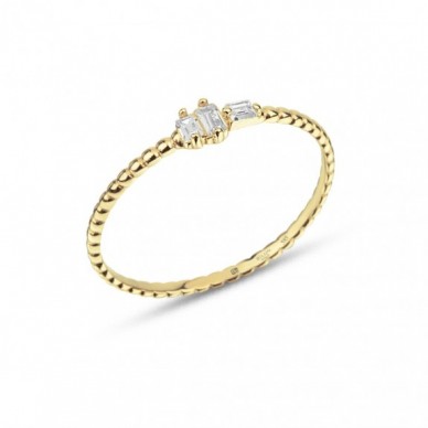 Güney 14K Altın Minimal Yüzük