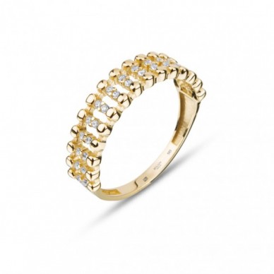 Bridge Tasarım 14K Altın Yüzük