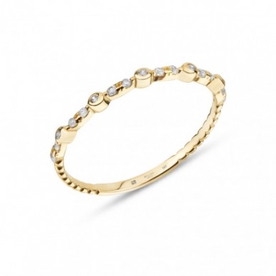 Mirador 14K Altın İnce Yüzük