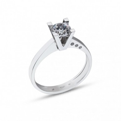 Tektaş 14K Altın Yüzük Işıl Model 2