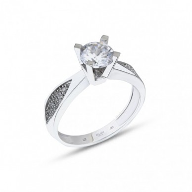 Tektaş 14K Altın Yüzük Işıl Model 4