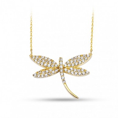 Büyük Yusufçuk 14K Altın Kolye