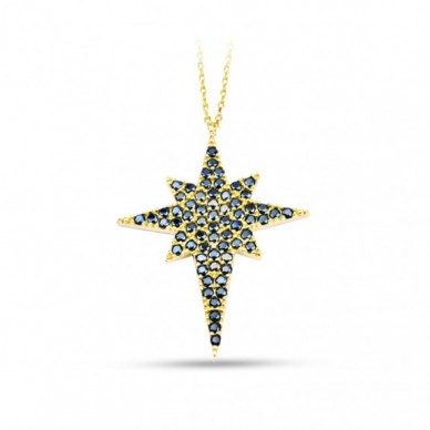 Kutup Yıldızı 14K Altın Kolye