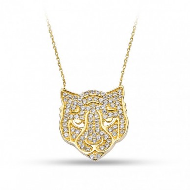 Lion 14K Altın Kolye