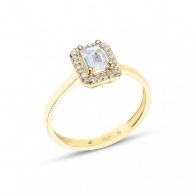 Baget 14K Altın Yüzük Model 9