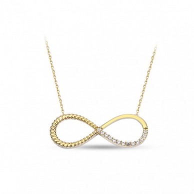 Sonsuzluk 14K Altın Kolye
