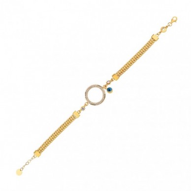 Çeyrek 14K Altın Bileklik Model 22