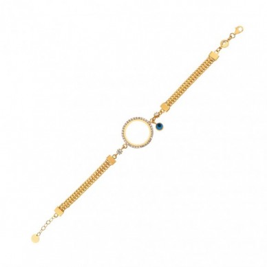 Çeyrek 14K Altın Bileklik Model 25