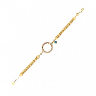 Çeyrek 14K Altın Bileklik Model 26