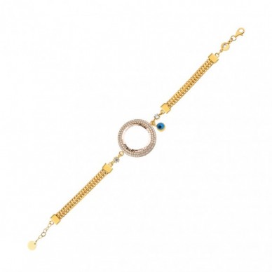 Çeyrek 14K Altın Bileklik Model 30