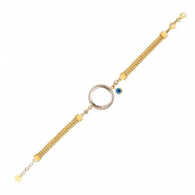 Çeyrek 14K Altın Bileklik Model 34