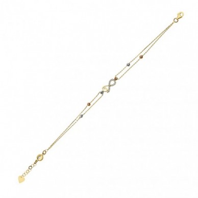 Dorika Toplu Sonsuzluk 14K Altın Bileklik