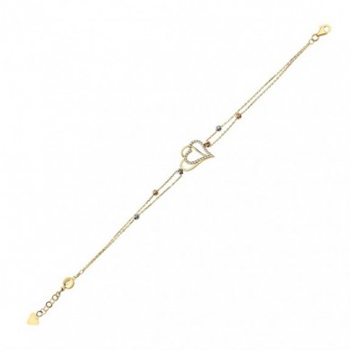 Dorika Toplu Kalpli 14K Altın Bileklik