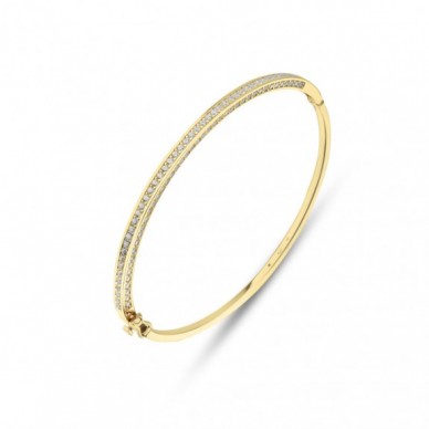 Perspektif 14K Altın Kelepçe