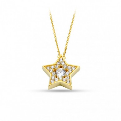 Shining Star 14K Altın Kolye