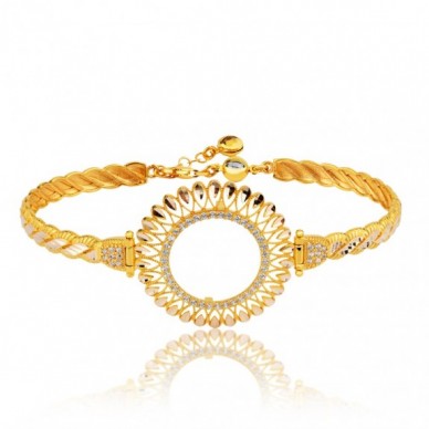 Çeyrek 14K Altın Bileklik Model 37