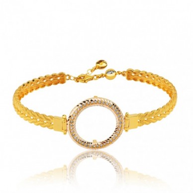 Çeyrek 14K Altın Bileklik Model 38