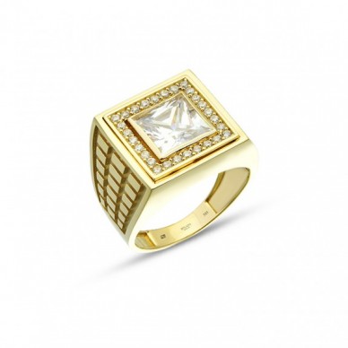 Erkek 14K Altın Yüzük Model 3