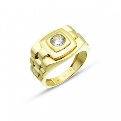 Erkek 14K Altın Yüzük Model 21