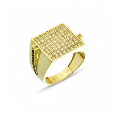 Erkek 14K Altın Yüzük Model 26