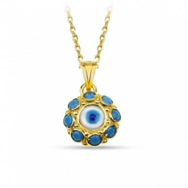 Gönül Gözü 14K Altın Kolye