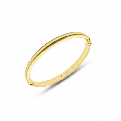 Bombeli Mat 14K Altın Kelepçe