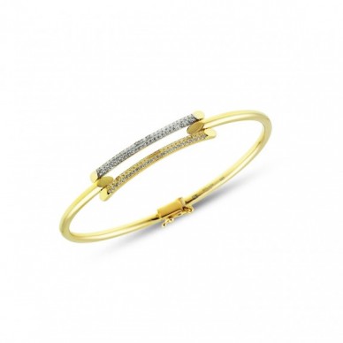 Kaburga 14K Altın Kelepçe Model 36