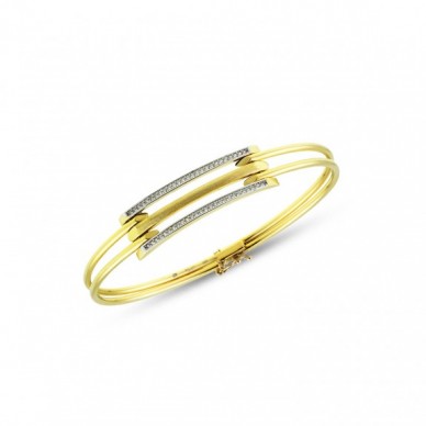 Kaburga 14K Altın Kelepçe Model 37