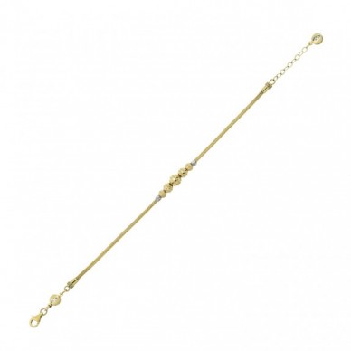 Dorika Toplu Kalze Zincir 14K Altın Bileklik