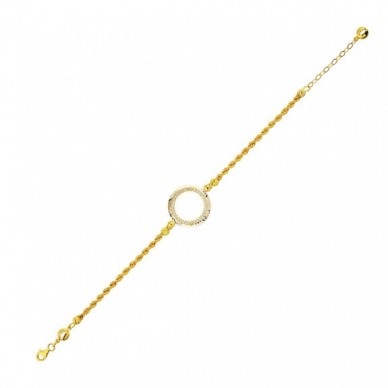 Çeyrek 14K Altın Bileklik Model 50