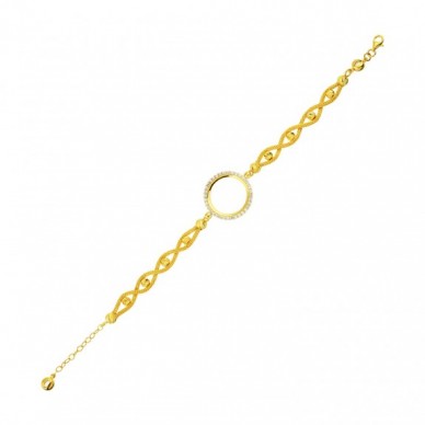 Çeyrek 14K Altın Bileklik Model 53