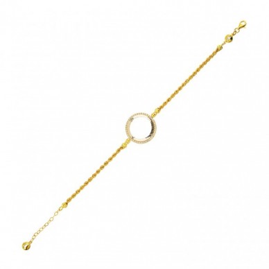 Çeyrek 14K Altın Bileklik Model 54