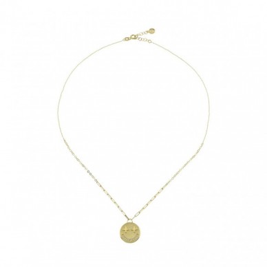 Mutlu Emoji 14K Altın Kolye