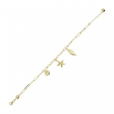 Doğa Şans 14K Altın Bileklik