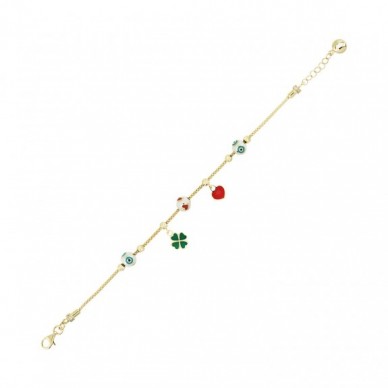 Şans 14K Altın Çocuk Bileklik