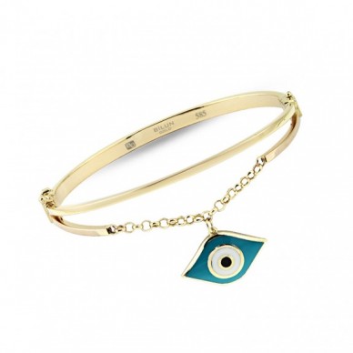 Göz Sallantılı 14K Altın Kelepçe