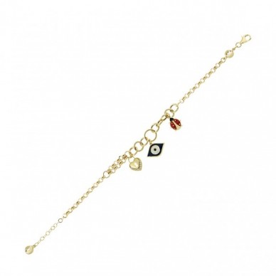 Şans 14K Altın Bileklik