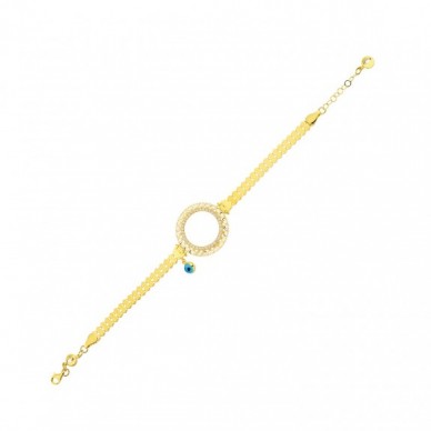 Çeyrek 14K Altın Bileklik Model 58