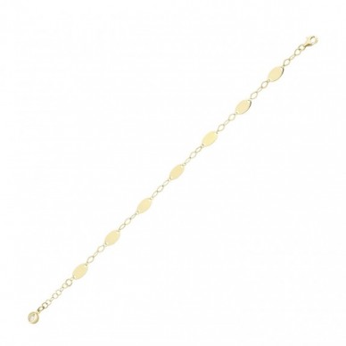 Zincir 14K Altın Bileklik Model 8