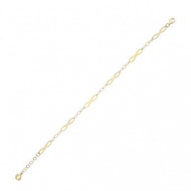 Zincir 14K Altın Bileklik Model 9