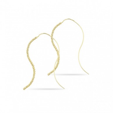 Dorika Toplu Tasarım 14K Altın Küpe