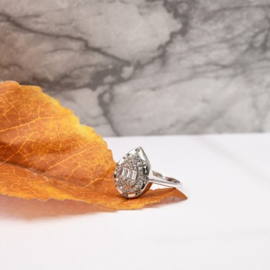 Tasarım Damla 14K Altın Yüzük