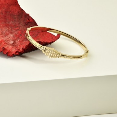 Tasarım 14K Altın Kelepçe