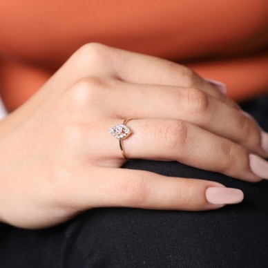 Harmony İnce 14K Altın Yüzük